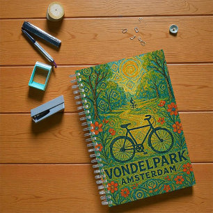 Morgenglühen im Vondelpark Notizbuch