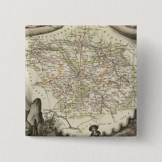 Morgengrauen Button (Vorderseite)