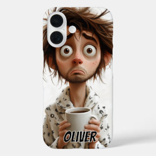 Morgengrauen: Kaffee zuerst, Fragen später iPhone 16 Hülle