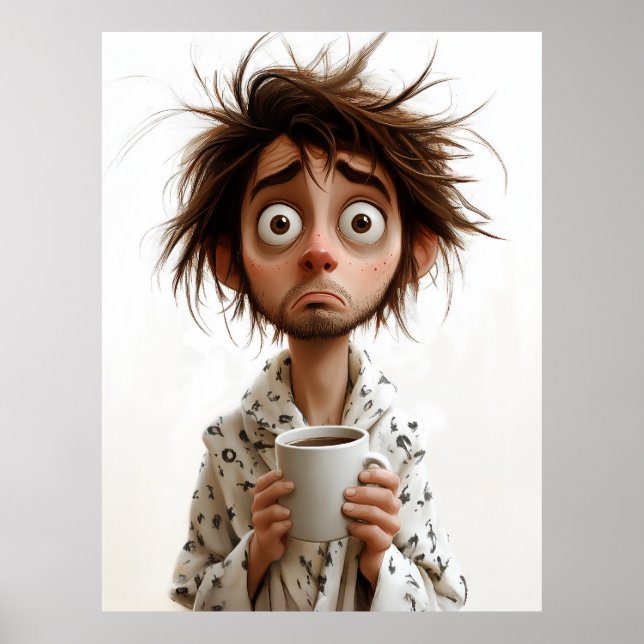 Morgengrauen: Kaffee zuerst, Fragen später Poster (Vorne)