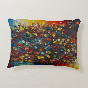Morgengrauen über dem abstrakten Druck von New Yor Dekokissen