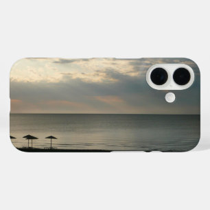 Morgenhimmel über Strand in Griechenland Landschaf iPhone 16 Hülle