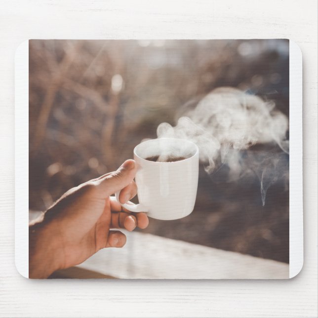 Morgenkaffee Mousepad (Vorne)