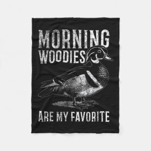 Morgenlatte ist mein Lieblingswitz über die Jagd S Fleecedecke
