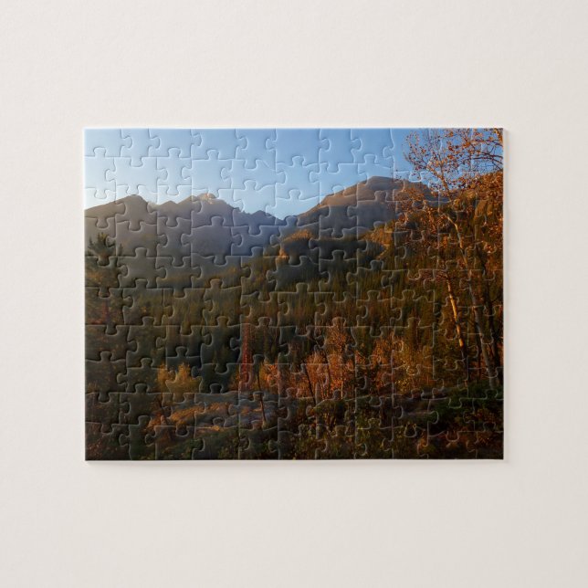 Morgenlicht auf den Rocky Mountains im Herbst (Horizontal)