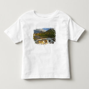 Morgenlicht begrüßt Swiftcurrent Falls in der Kleinkind T-shirt
