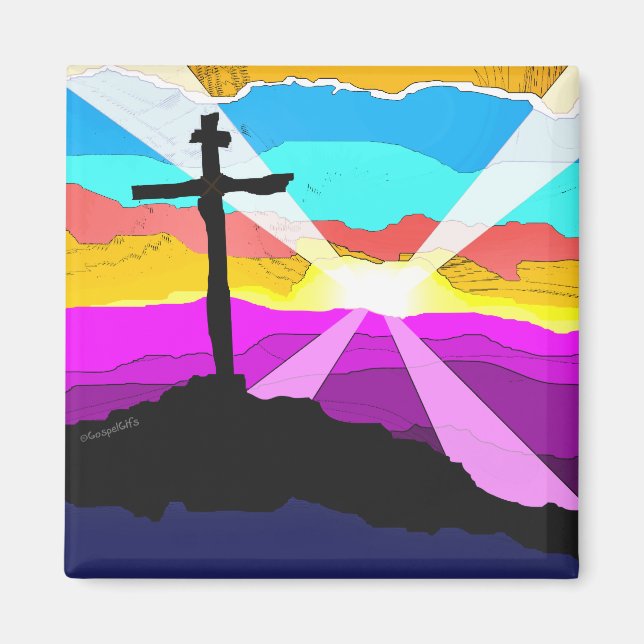 Morgenlicht Magnet (Vorne)