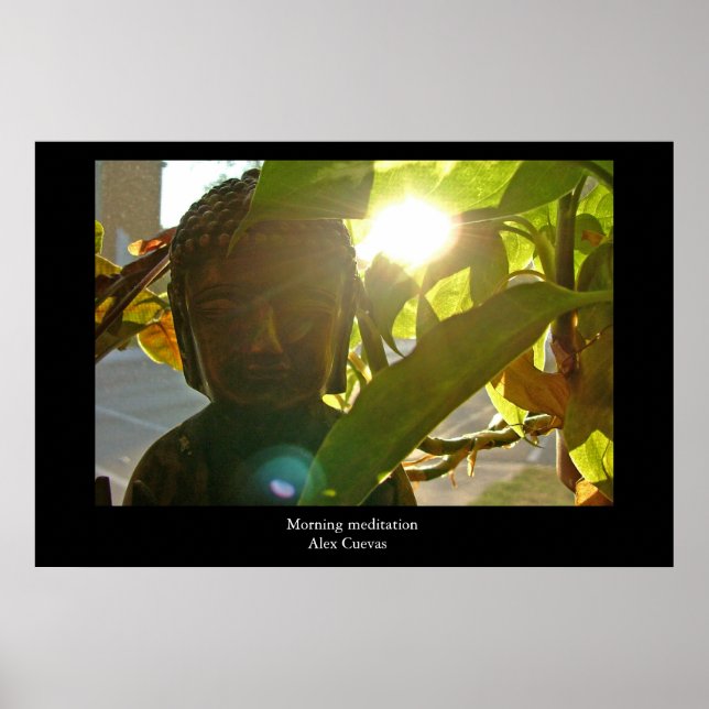 Morgenmeditation Poster (Vorne)