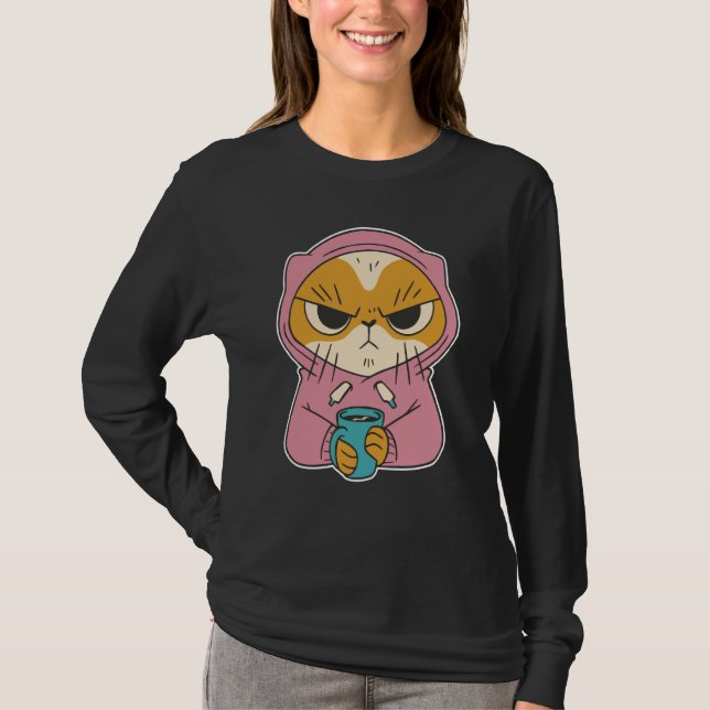 Morgenmuffel 1 Coffee T-Shirt (Vorderseite)