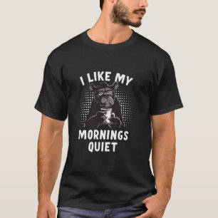 Morgenmuffel, nur ein Kaffeebär T-Shirt