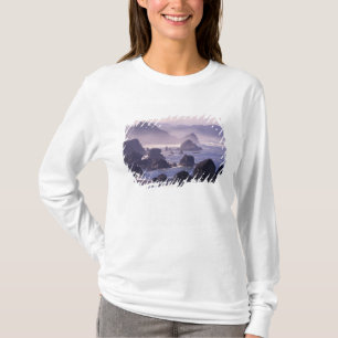 Morgennebel entlang der Oregon-Küste nahe Nesika, T-Shirt