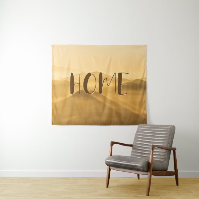 Morgennebel Goldschichten Sonnenaufgang Zuhause Zi Wandteppich (Beispiel (Horizontal))
