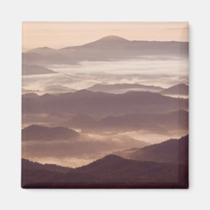 Morgennebel in den südlichen Appalachen Magnet