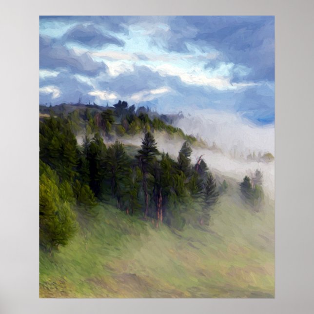 Morgennebel Poster (Vorne)