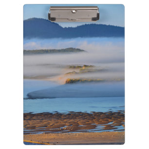 Morgennebel über Netarts Bay, ODER Klemmbrett