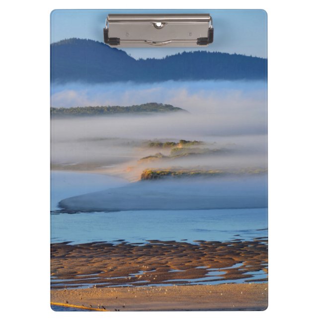 Morgennebel über Netarts Bay, ODER Klemmbrett (Vorderseite)