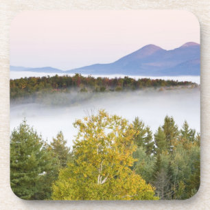 Morgennebel und die Percy Peaks, wie aus Sicht Untersetzer