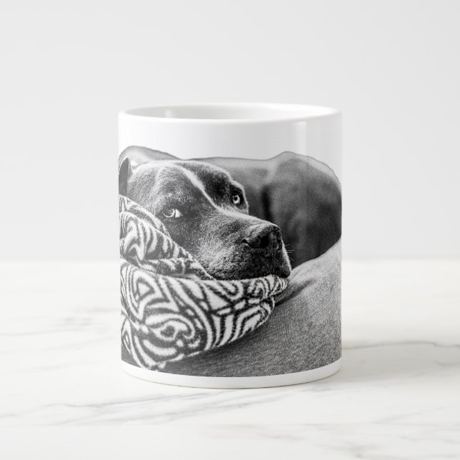 Morgenpause - ruhiger Komfort Jumbo-Tasse (Vorderseite)