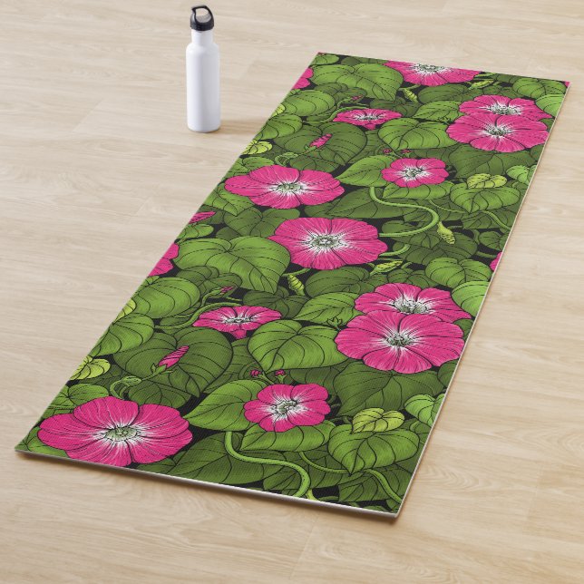 Morgenruhm in Rosa und Grün Yogamatte (Beispiel)
