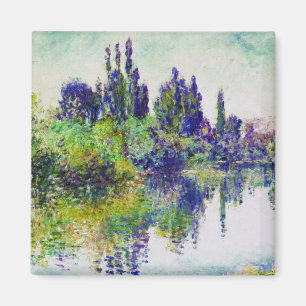Morgens an der Seine, in der Nähe von Vetheuil Cla Magnet