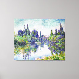 Morgens an der Seine, von Claude Monet Leinwanddruck