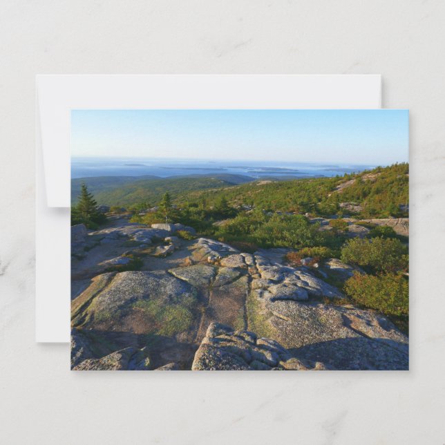 Morgens auf dem Cadillac Mountain at Acadia (Vorderseite)