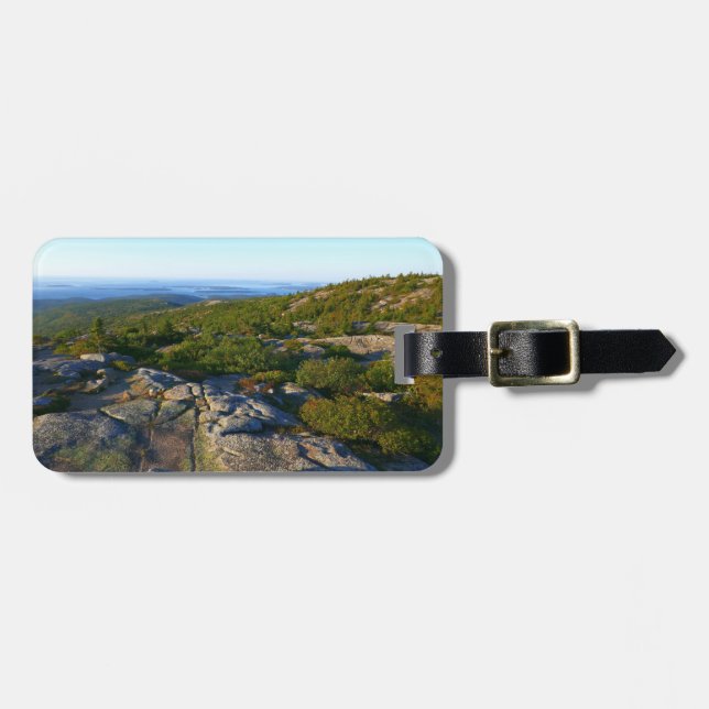 Morgens auf dem Cadillac Mountain at Acadia Gepäckanhänger (Vorderseite horizontal)