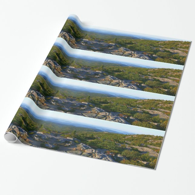 Morgens auf dem Cadillac Mountain at Acadia Geschenkpapier (Ungerollt)