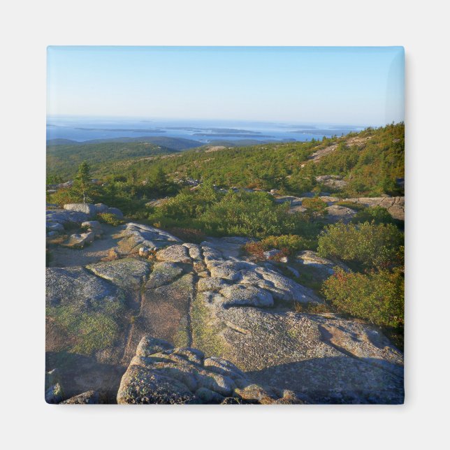 Morgens auf dem Cadillac Mountain at Acadia Magnet (Vorne)