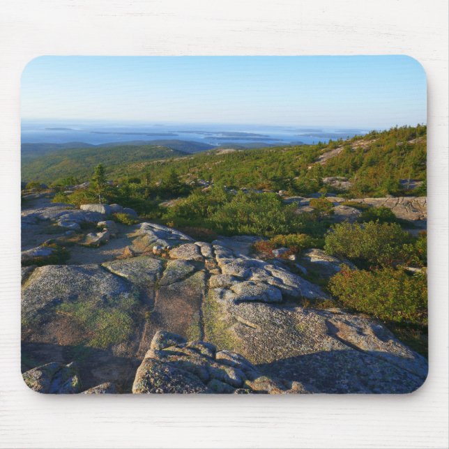 Morgens auf dem Cadillac Mountain at Acadia Mousepad (Vorne)