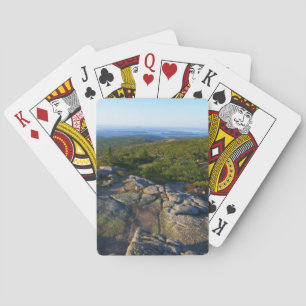 Morgens auf dem Cadillac Mountain at Acadia Spielkarten