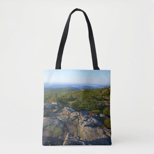 Morgens auf dem Cadillac Mountain at Acadia Tasche (Vorderseite)