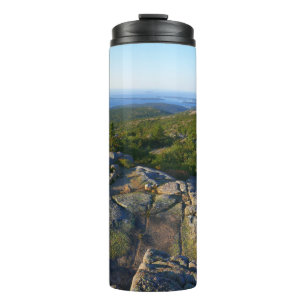 Morgens auf dem Cadillac Mountain at Acadia Thermosbecher
