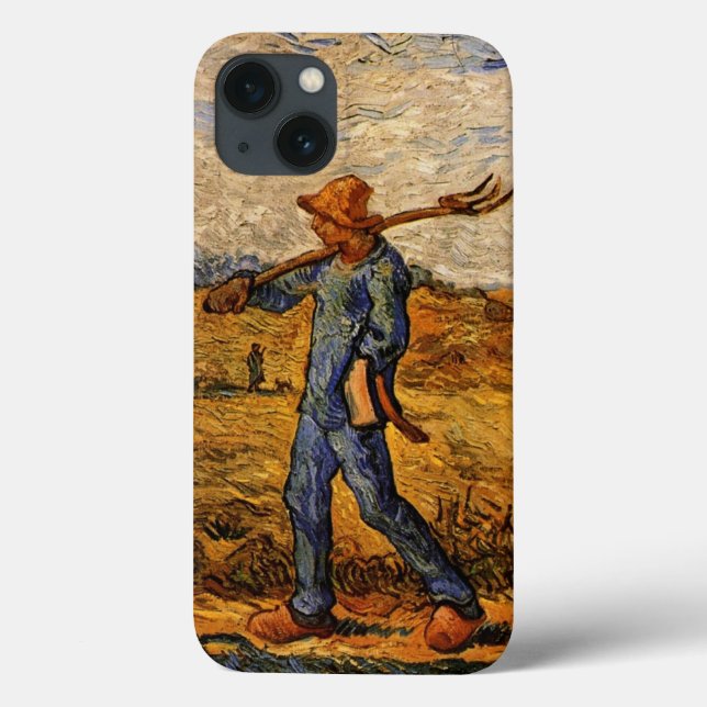 Morgens, Bauernpaar von Vincent van Gogh Case-Mate iPhone Hülle (Rückseite)
