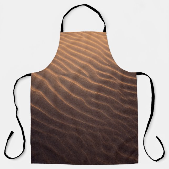 Morgens brauner Sand mit Wasser Schürze (Vorderseite)