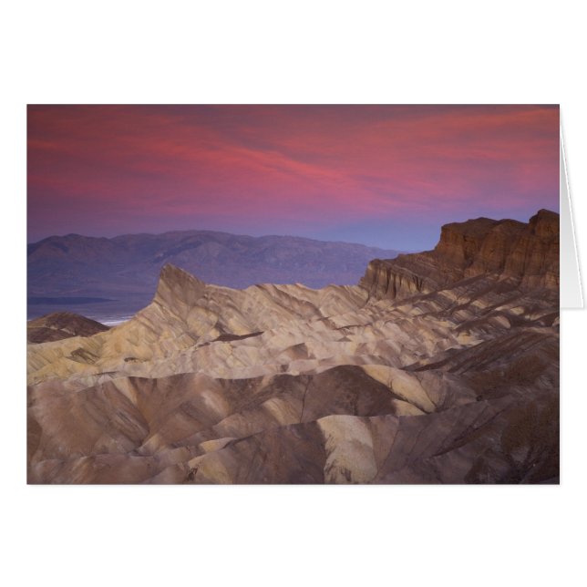 Morgens erstes Licht auf Zabriskie Point und 2 (Vorderseite (Horizontal))
