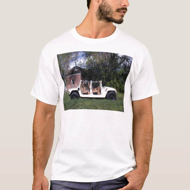 Morgens General Hummer H1 T-Shirt (Vorderseite)