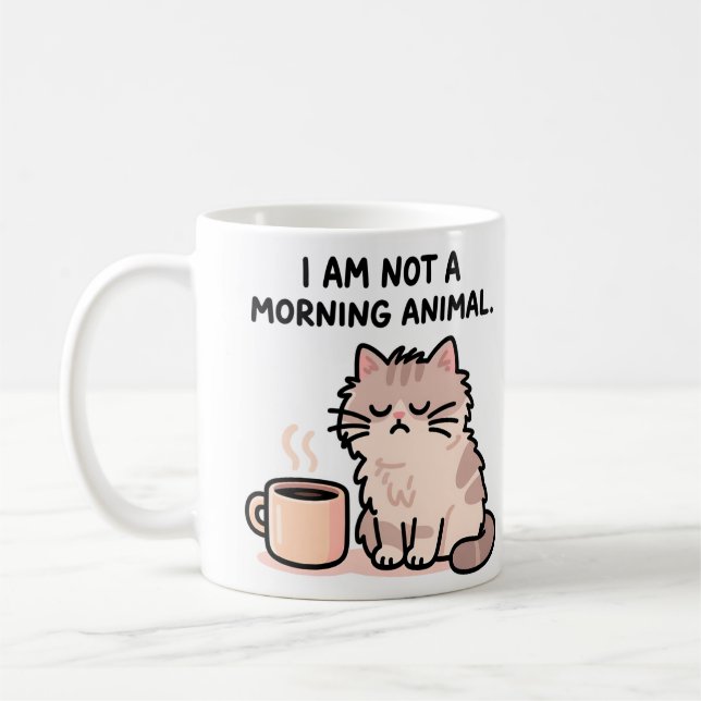 Morgens Humor mit Grumpy Cat Kaffeetasse (Links)