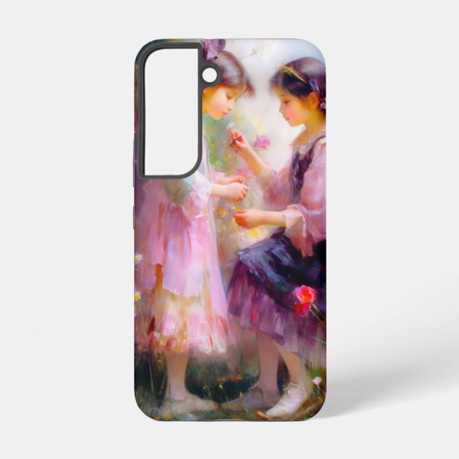 Morgens im Garten Samsung Galaxy Hülle (Rückseite)