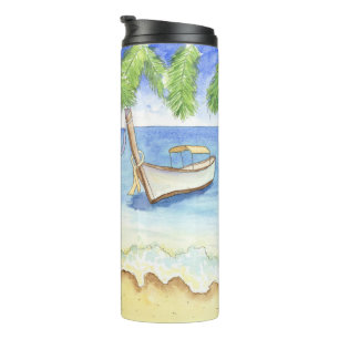 Morgens in Bali Thermosbecher
