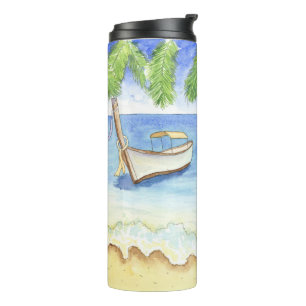 Morgens in Bali Thermosbecher