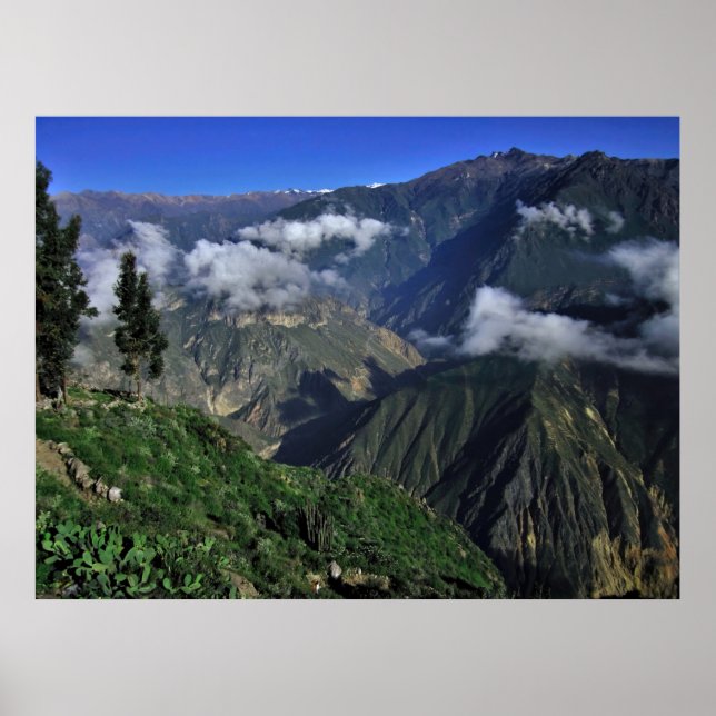 Morgens in Colca Canyon Poster (Vorne)