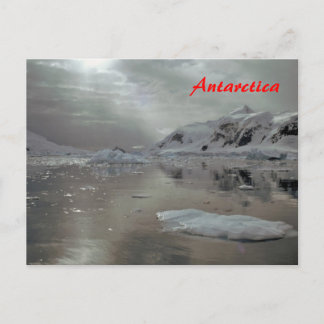 Morgens in der Antarktis Postkarte