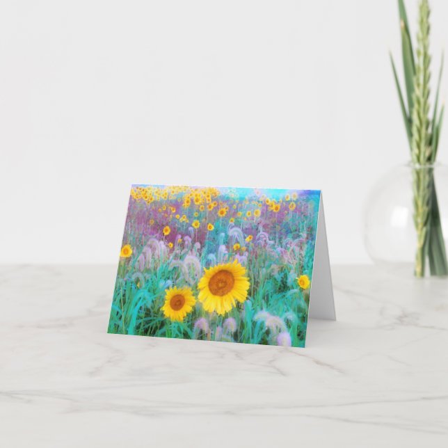 Morgens, Karte (Vorderseite)