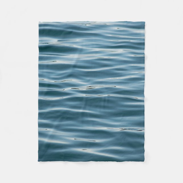 Morgens Meerwasser Fleecedecke (Vorderseite)