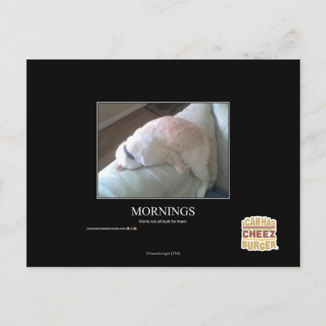 Morgens Postkarte (Vorderseite)