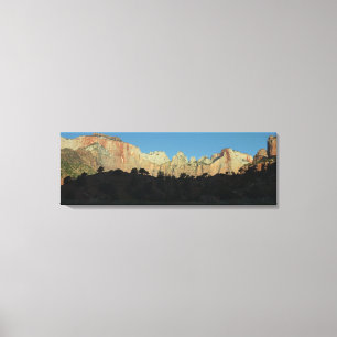 Morgens Rote Felsen im Zion Nationalpark Leinwanddruck