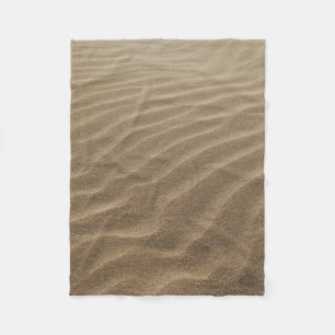 Morgens Sanddünen Fleecedecke
