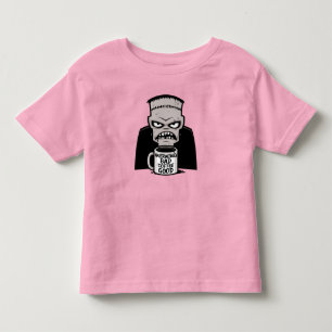 Morgens schlechter Kaffee gut wiederbelebtes Monst Kleinkind T-shirt