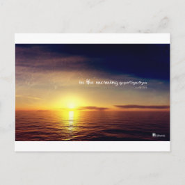 Morgens sehnt sich mein Soul nach dir Postkarte